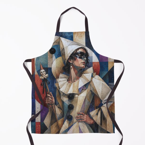 Item preview, A cubistic Pulcinella – A Venetian Tale designed and sold by GalleryKauffeld.