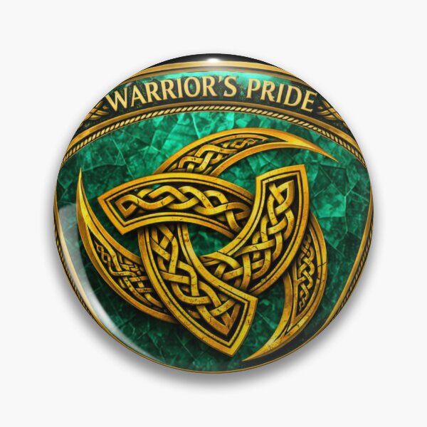 Item preview, Celtic Warrior Knot – Golden Emblem designed and sold by Warrior’s Path.