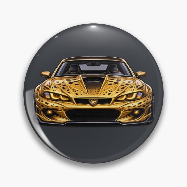Item preview, Cheetah Yellow Performance Coupe — Front View — BV-MCY  designed and sold by BROHLine Studio.