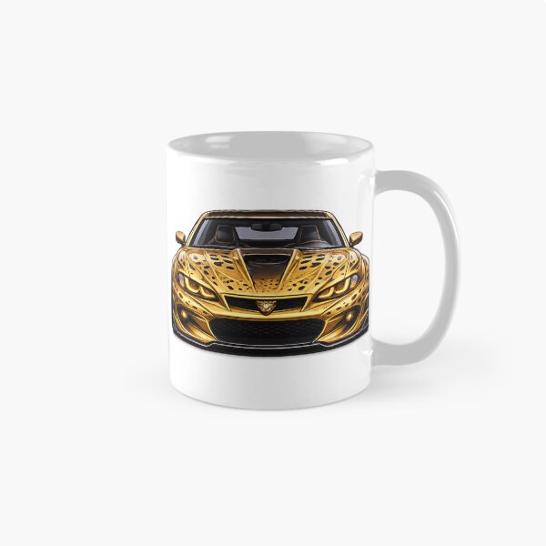 Item preview, Cheetah Yellow Performance Coupe — Front View — BV-MCY  designed and sold by BROHLine Studio.