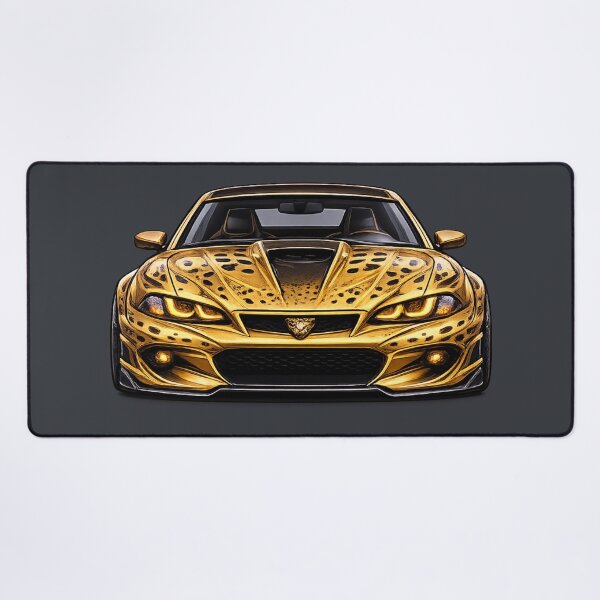 Item preview, Cheetah Yellow Performance Coupe — Front View — BV-MCY designed and sold by BROHLine Studio.