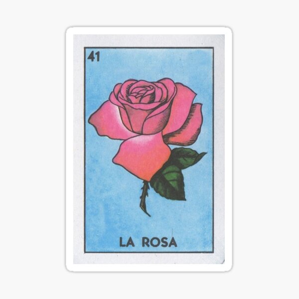 La Rosa Tarot - Loteria Sticker