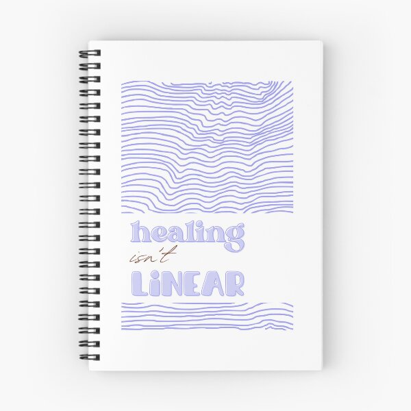 Item preview, History Isn't Linear - Mental Health Affirmation designed and sold by Chronically Cosy.