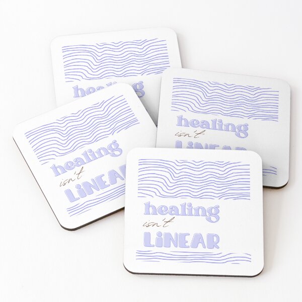 Item preview, History Isn't Linear - Mental Health Affirmation designed and sold by Chronically Cosy.