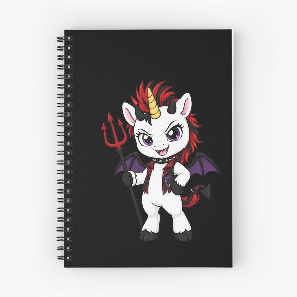 Item preview, Unhinged Unicorn Devil Diva Funny Gothic Humor designed and sold by BoyleDesignShop.