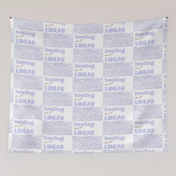 Item preview, History Isn't Linear - Mental Health Affirmation designed and sold by Chronically Cosy.