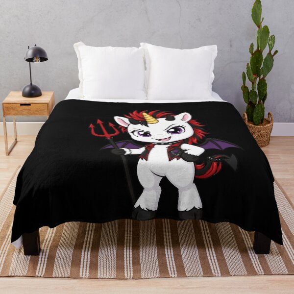 Item preview, Unhinged Unicorn Devil Diva Funny Gothic Humor designed and sold by BoyleDesignShop.