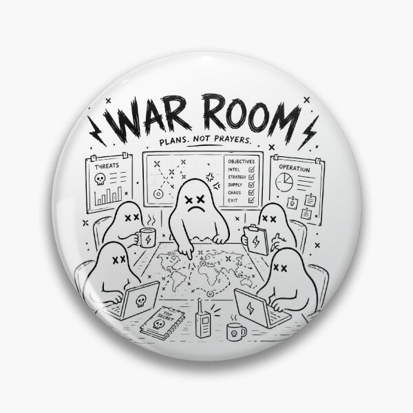 Item preview, War Room Strategy Ghosts – Plans Not Prayers designed and sold by Abidel.
