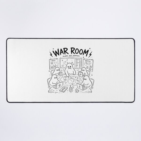 Item preview, War Room Strategy Ghosts – Plans Not Prayers designed and sold by Abidel.