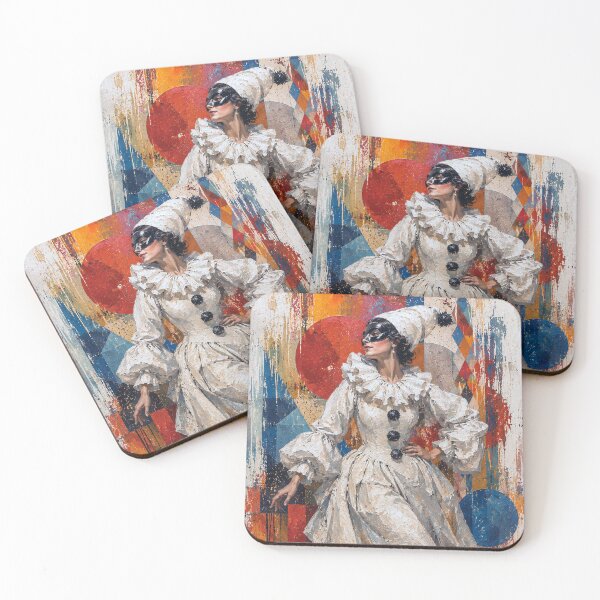 Item preview, The Mysterious Pulcinella – The Italian Jester painting. designed and sold by GalleryKauffeld.