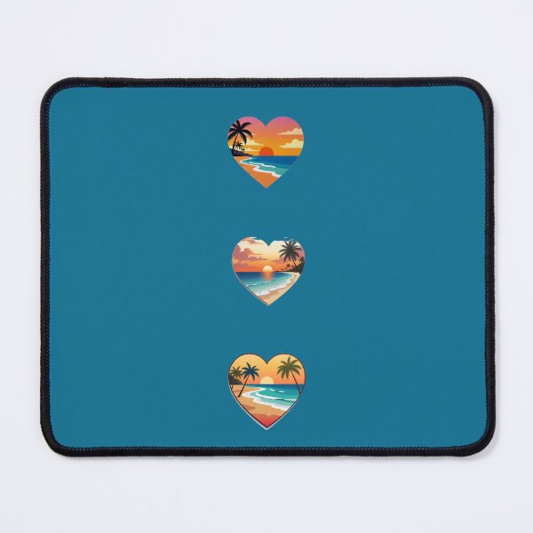 Item preview, Vintage Beach Vibes - Warm Retro Sunset Tones and Turquoise Ocean designed and sold by Beachy.