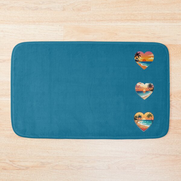 Item preview, Vintage Beach Vibes - Warm Retro Sunset Tones and Turquoise Ocean designed and sold by Beachy.