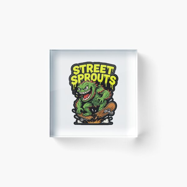 Item preview, Street Sprouts Skateboard Monster Character designed and sold by TeeDesignMaster.