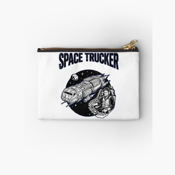 Item preview, Space Trucker - Retro Sci-Fi Spaceship Cargo Hauler designed and sold by TontikDesign.