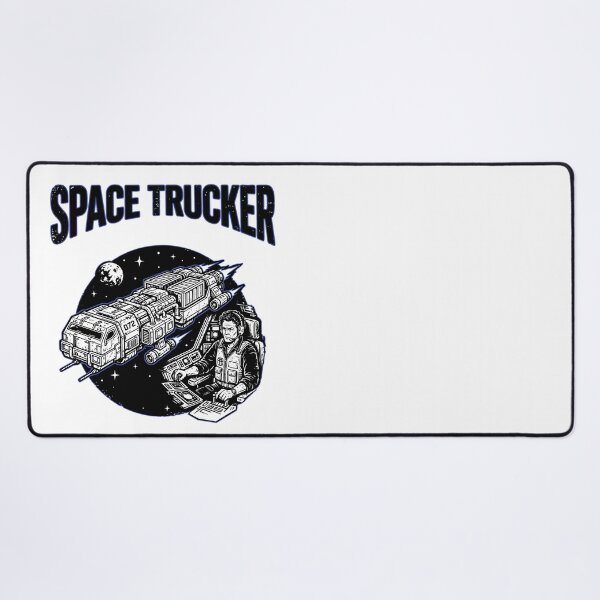 Item preview, Space Trucker - Retro Sci-Fi Spaceship Cargo Hauler designed and sold by TontikDesign.