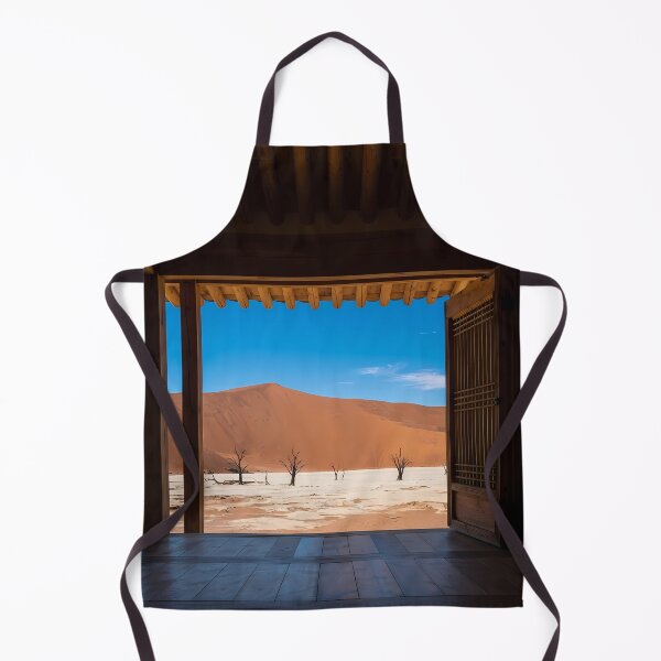 Item preview, Hanok Window to the World: Sossusvlei Red Sand Dunes & Namibia Desert | Fine Art Print designed and sold by SOOstudio73.