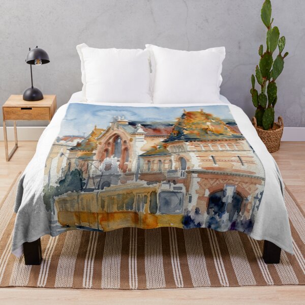 Item preview, Central Market Hall, Budapest with Tram designed and sold by caracatita75.