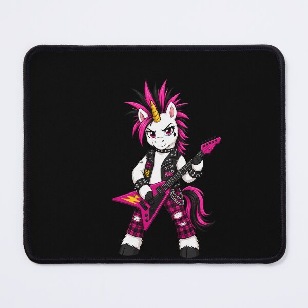 Item preview, Unhinged Unicorn Punk Rocker Funny Guitar Humor designed and sold by BoyleDesignShop.