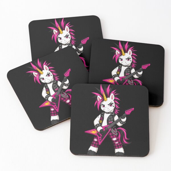 Item preview, Unhinged Unicorn Punk Rocker Funny Guitar Humor designed and sold by BoyleDesignShop.