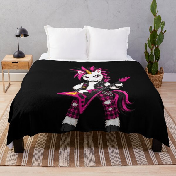 Item preview, Unhinged Unicorn Punk Rocker Funny Guitar Humor designed and sold by BoyleDesignShop.