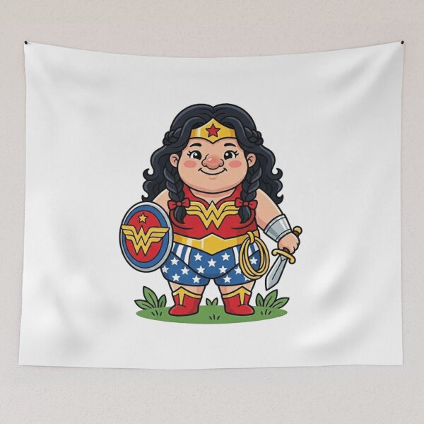 Item preview, Amazonian Wonder Woman Garden Gnome designed and sold by Bad-Decisions-Designs.