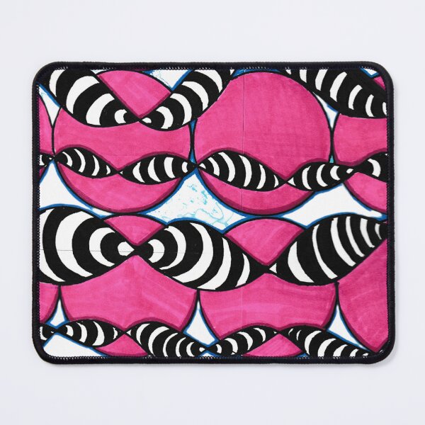 Item preview, Vibrant Pink Zentangle Pattern Art  designed and sold by O & A.