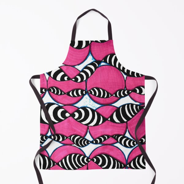 Item preview, Vibrant Pink Zentangle Pattern Art designed and sold by O & A.