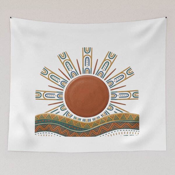 Item preview, Afrohemian Sun — Bold African Boho Pattern designed and sold by EverBranz-stor.