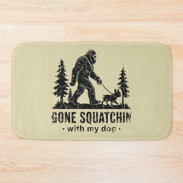 Item preview, Gone Squatchin Bigfoot French Bulldog Cryptid Outdoorsy designed and sold by Y-Vibes.