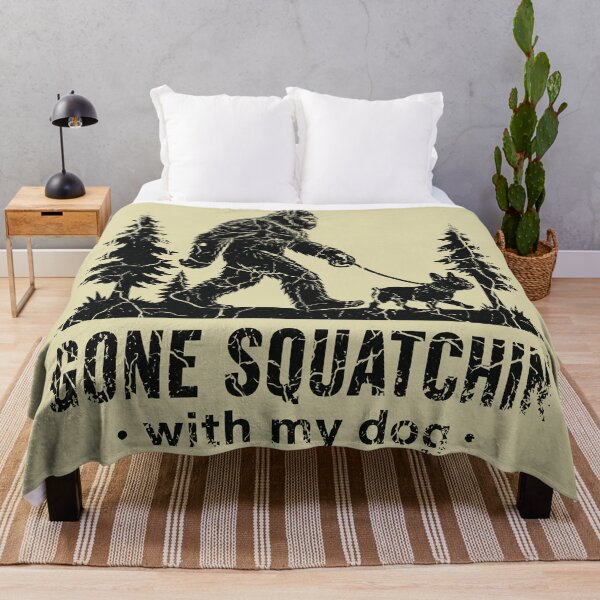 Item preview, Gone Squatchin Bigfoot French Bulldog Cryptid Outdoorsy designed and sold by Y-Vibes.