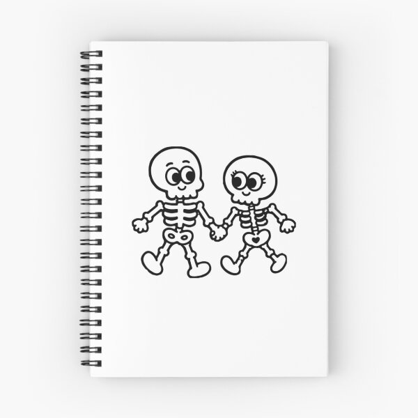 Item preview, Cute Skeleton Couple Holding Hands - Till Death Do Us Part designed and sold by cutepid.
