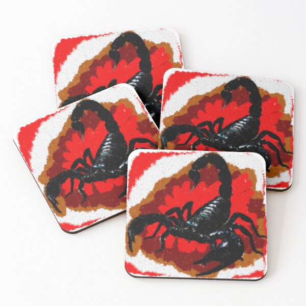 Item preview, Dark Mosaic Scorpion Cyberpunk Gothic Art designed and sold by Edwere.