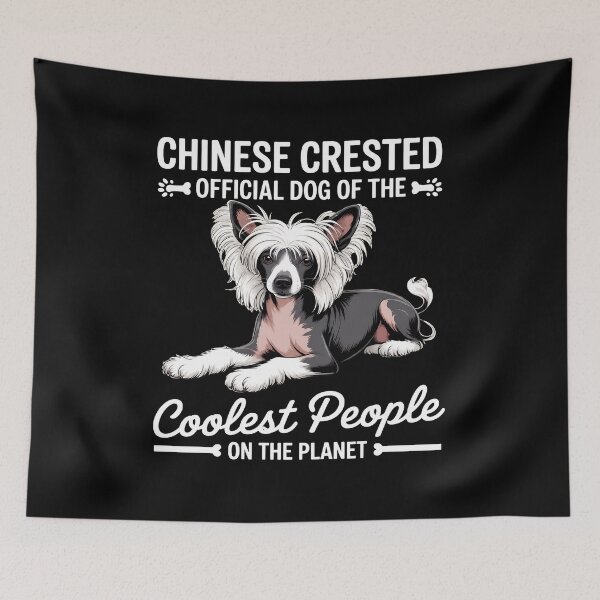 Item preview, Chinese Crested Dog Official Coolest People Planet designed and sold by Dmo3HarkoArt.