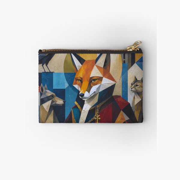 Item preview, Reynard the Fox, a cubist painting. designed and sold by GalleryKauffeld.