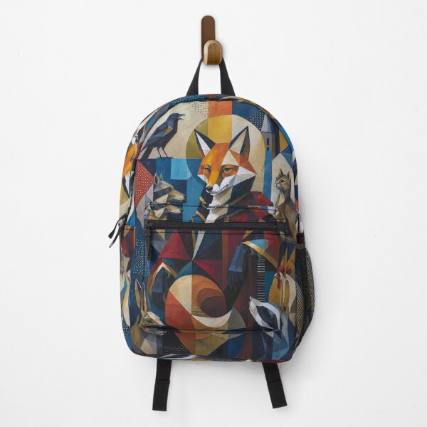 Item preview, Reynard the Fox, a cubist painting. designed and sold by GalleryKauffeld.