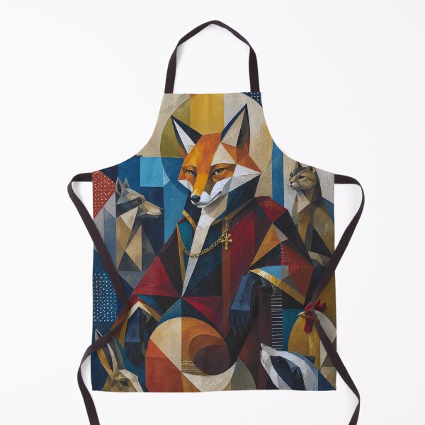 Item preview, Reynard the Fox, a cubist painting. designed and sold by GalleryKauffeld.