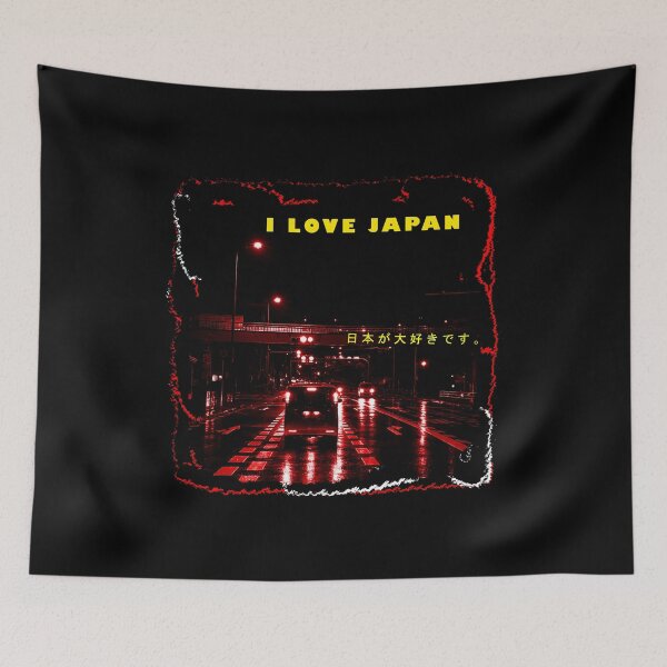 Item preview, I Love Japan Cyberpunk Neon Noir Tokyo Street designed and sold by Edwere.