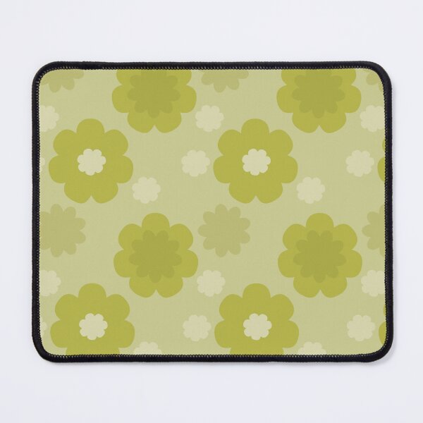 Item preview, 70s Floral Green Flower Power designed and sold by Riverswimmer.
