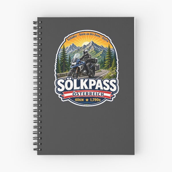 Item preview, Sölk Pass, Styria, Austria Solkpass Austria Motorcycle Sticker TShirt 01 designed and sold by OuterShellUK.