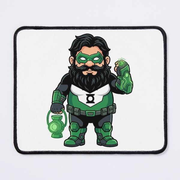 Item preview, Creative Kyle Rayner Green Lantern Garden Gnome designed and sold by Bad-Decisions-Designs.