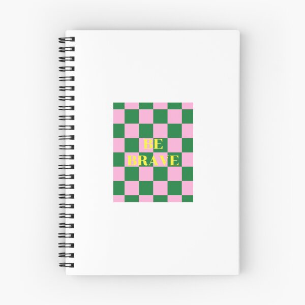 Item preview, 70s inspired retro art, quote text. Be Brave designed and sold by By The Moon.