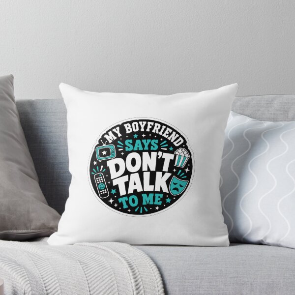Item preview, My Boyfriend Says Don't Talk to Me Reality TV Sticker designed and sold by RedRubyBubble.