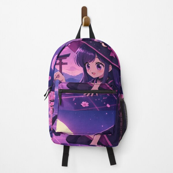 Item preview, Retro Anime Manga Witch and cat playing together designed and sold by Vintage Designs +.
