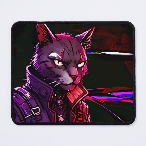 Item preview, Cyberpunk Cat Warrior Venom Style Grunge Art designed and sold by Edwere.