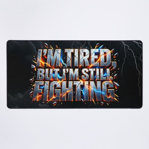 Item preview, Tired But Still Fighting Superhero designed and sold by zakvisuals.