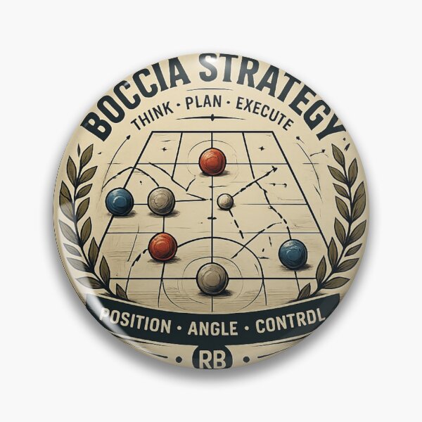 Item preview, Boccia Strategy Position Angle Control designed and sold by Rhubarb Bridge Merch.