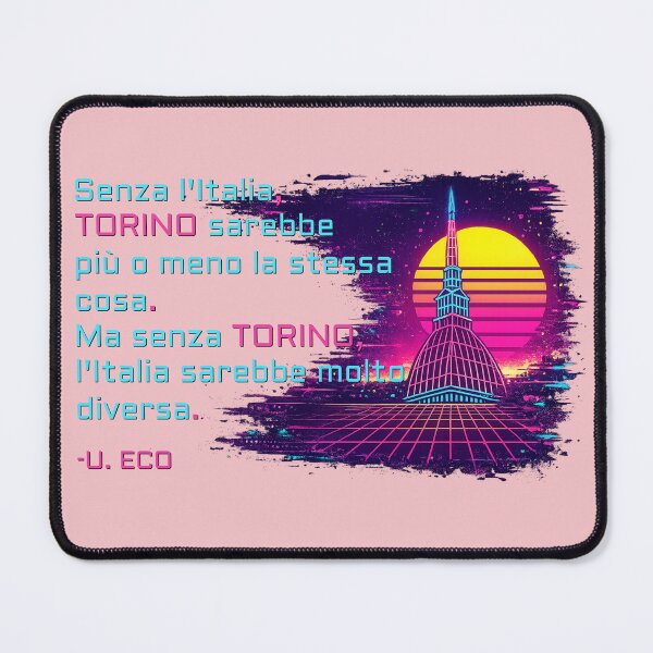 Item preview, Turin Eco Vaporwave Sabaude Quotes designed and sold by Torinostalgia.