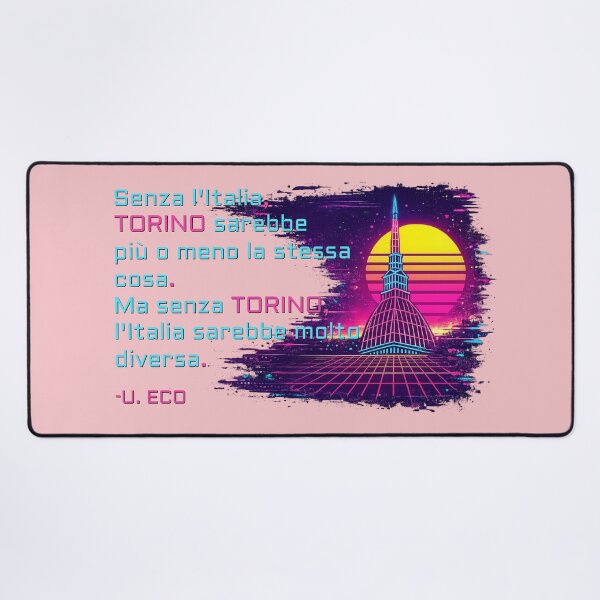Item preview, Turin Eco Vaporwave Sabaude Quotes designed and sold by Torinostalgia.