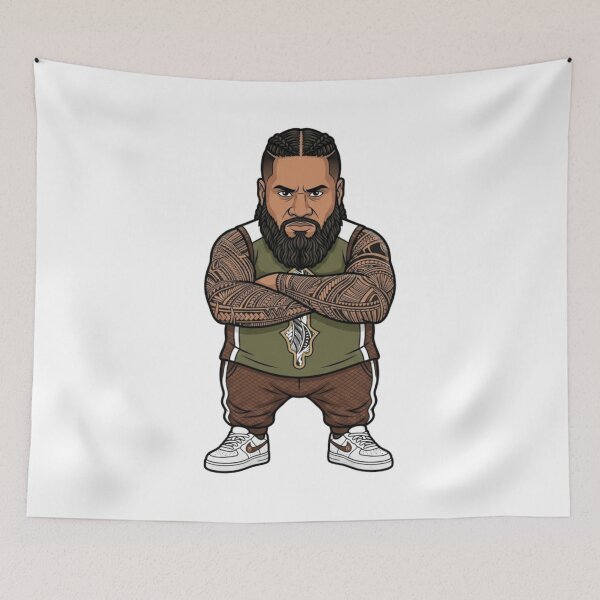 Item preview, No Yeet Jimmy Uso Bloodline Garden Gnome designed and sold by Bad-Decisions-Designs.