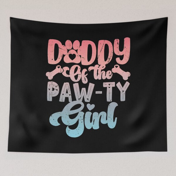 Item preview, Daddy of the Paw-ty Girl Dog Lover Father Family Design designed and sold by Dmo3HarkoArt.